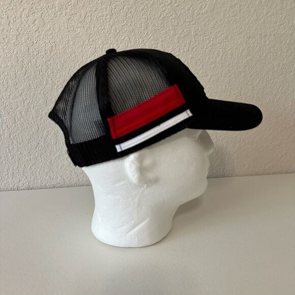 AMERICAN NEEDLE NHL Chicago Blackhawks Adjustable Snapback Hat in Black - Picture 3 of 9